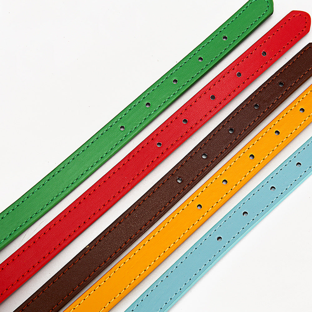 Collare in Similpelle Colorato per Cani - Eleganza e Comfort