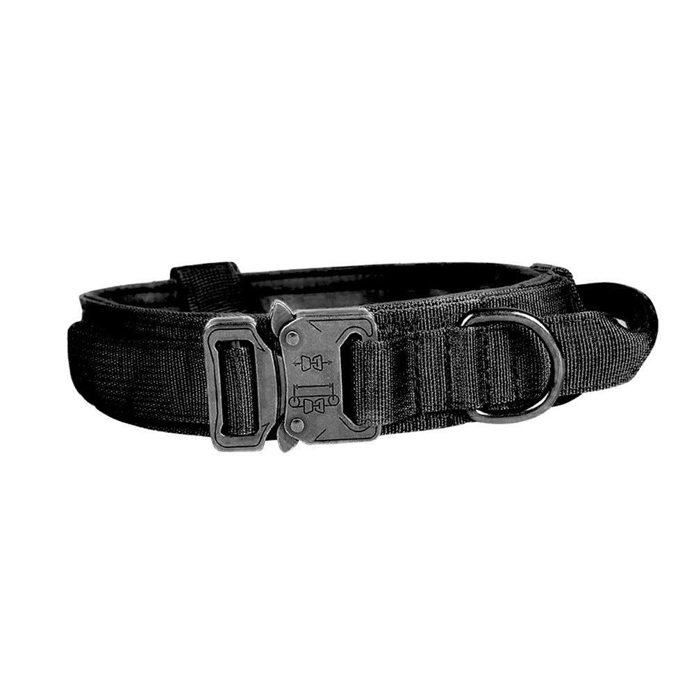 Collare e Guinzaglio Tattico per Cani - Robusto e Regolabile per Massima Sicurezza